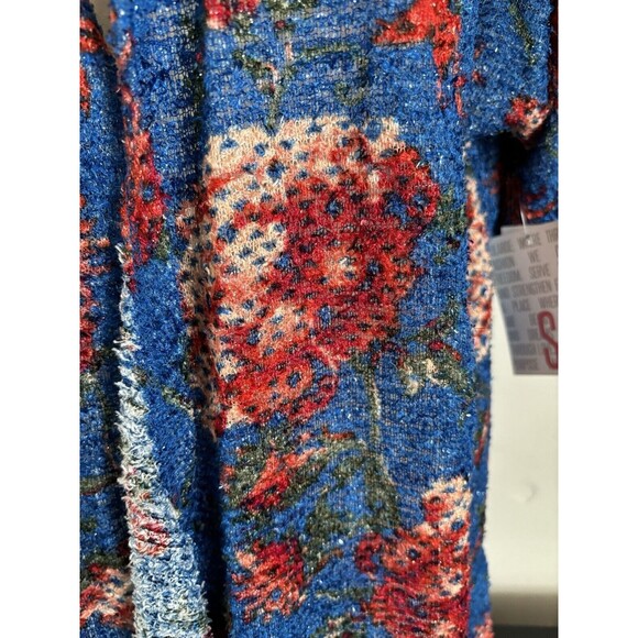 Lularoe Women's Lindsay Multi Color Floral Kimono Cardigan Size Small NWT - Picture 2 of 4